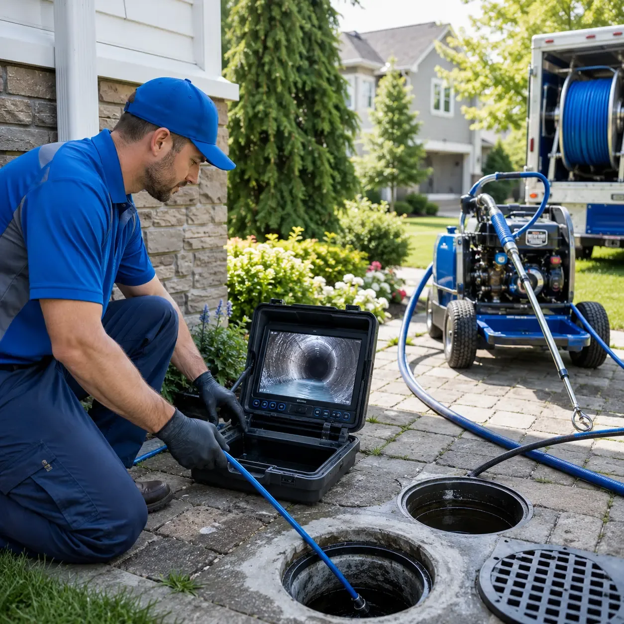 Outdoor drain cleaning professionals serving Monmouth Junction, NJ